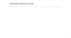 Desktop Screenshot of belarosa.com.br
