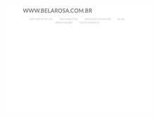Tablet Screenshot of belarosa.com.br